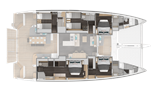 5 Cabins galley up  + 2 Crew